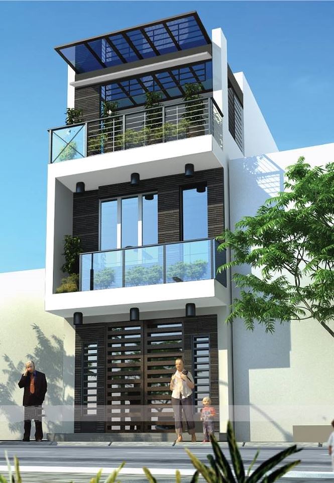 Các mẫu nhà ống 2 tầng tuyệt đẹp, hiện đại nhất năm 2018